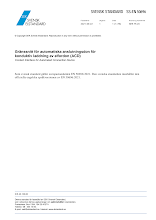 Gränssnitt för automatiska anslutningsdon för konduktiv laddning av elfordon (ACD)