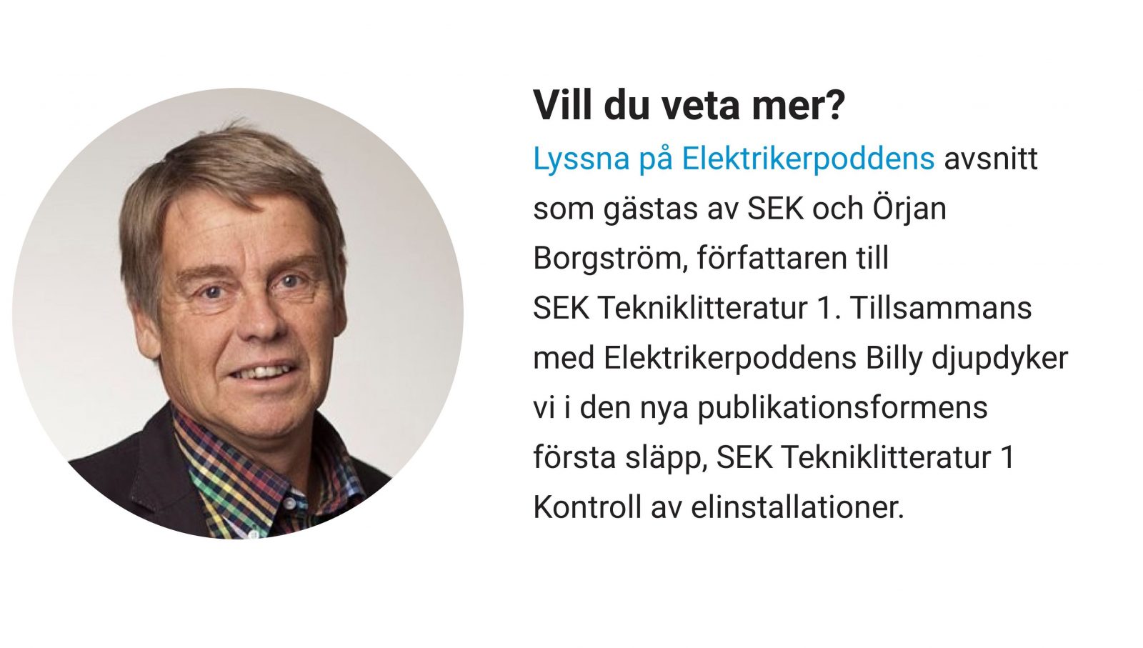 SEK Svensk Elinstallation Örjan Borgström SEK Tekniklitteratur 1
