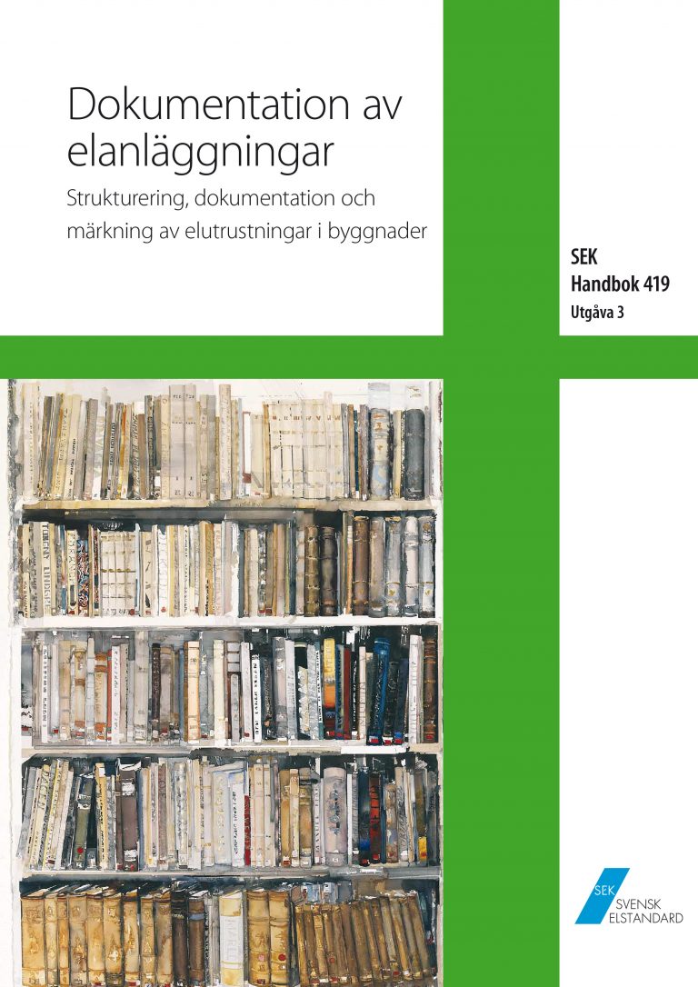 SEK Handbok 419 - Dokumentation av elanläggningar - Strukturering, dokumentation och märkning av elutrustningar i byggnader